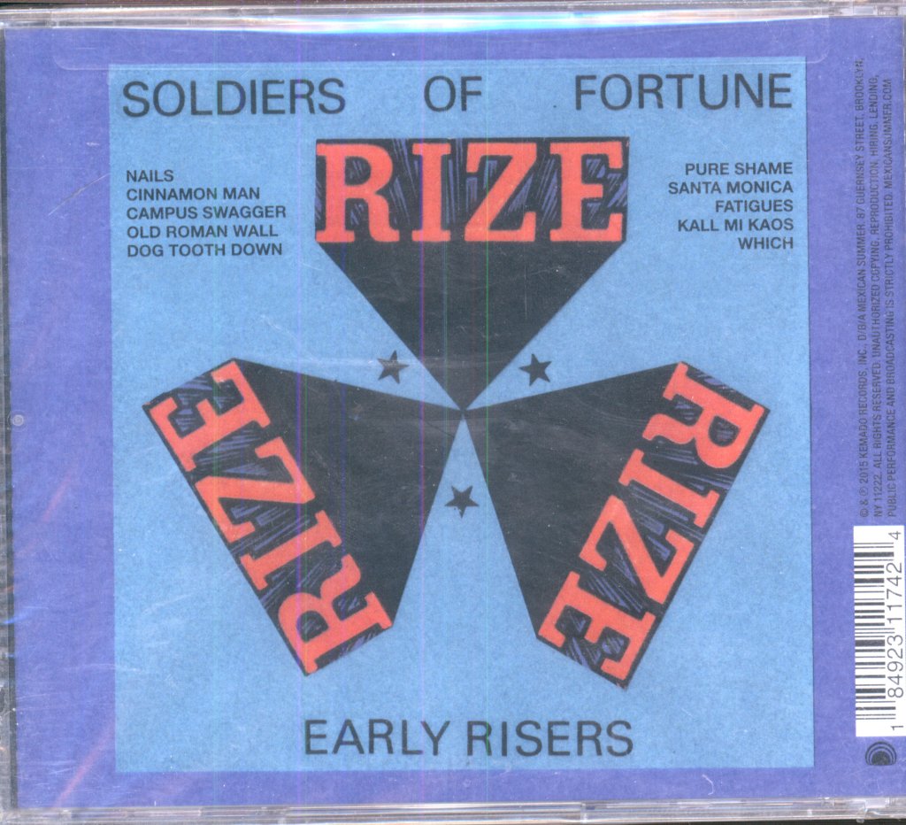 Soldiers Of Fortune - Early Risers - Cd