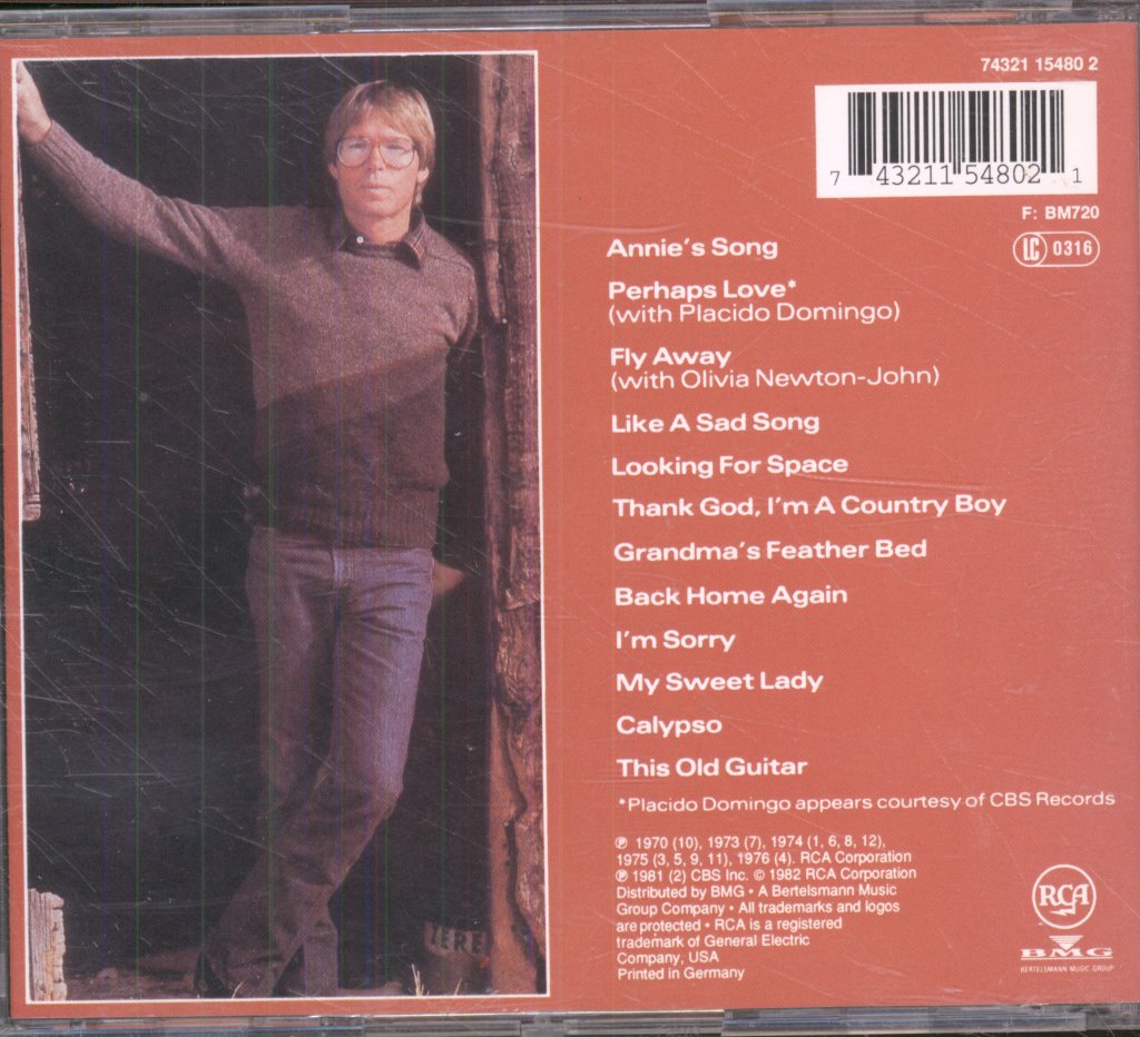 John Denver - Greatest Hits Volume Two - Cd