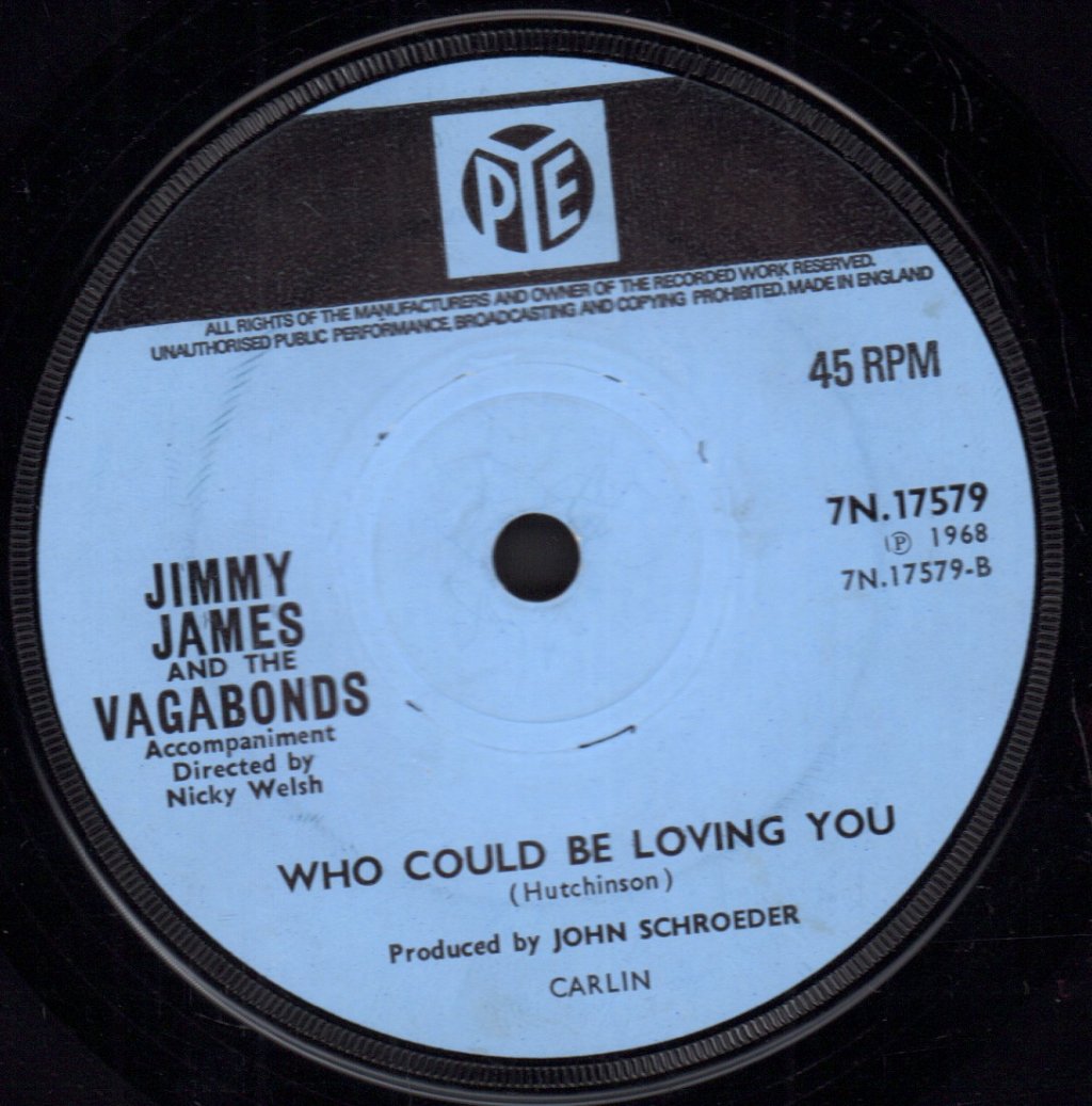 Jimmy James & The Vagabonds - Red Red Wine / Who Could Be Loving You - 7 Inch