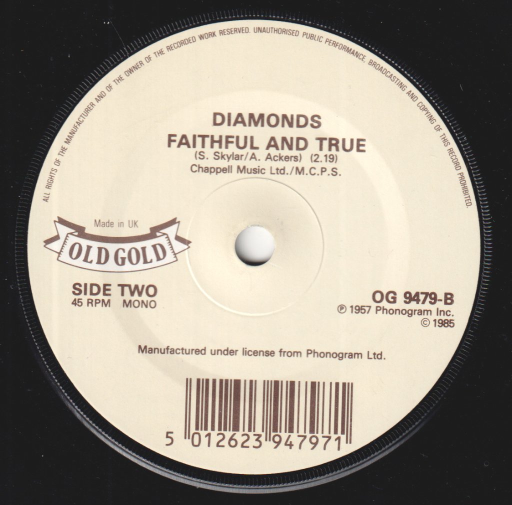 Diamonds - Little Darlin' - 7 Inch