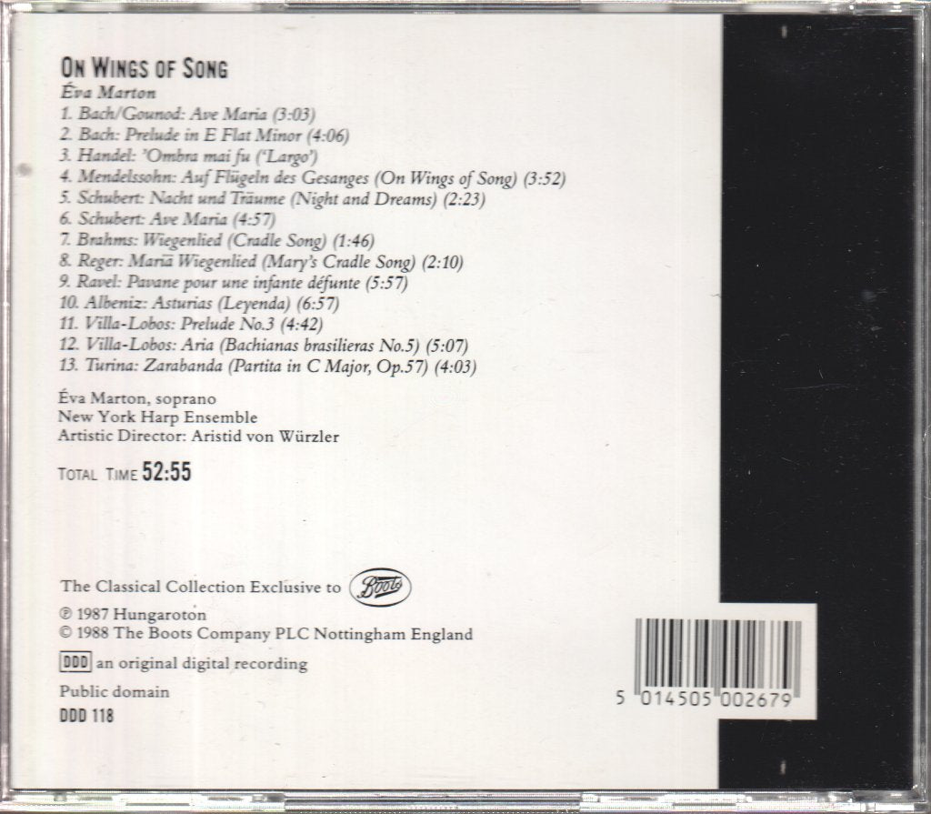 Éva Marton - On Wings Of Song - Cd