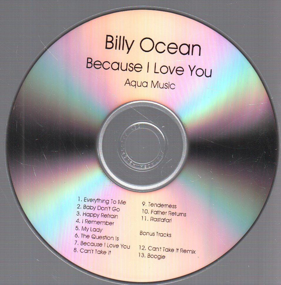 Billy Ocean - Because I Love You - Cdr