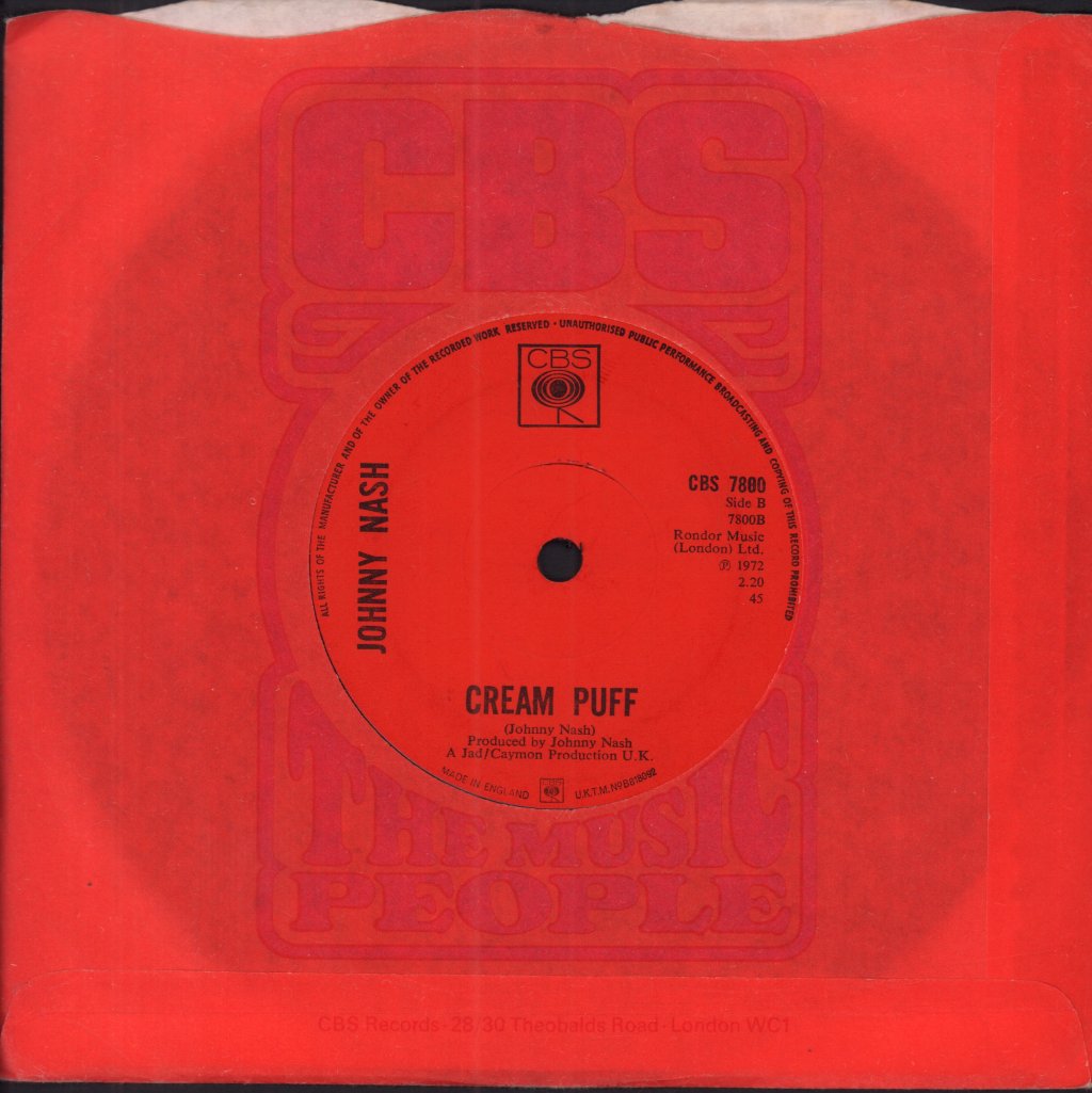 Johnny Nash - Stir It Up - 7 Inch