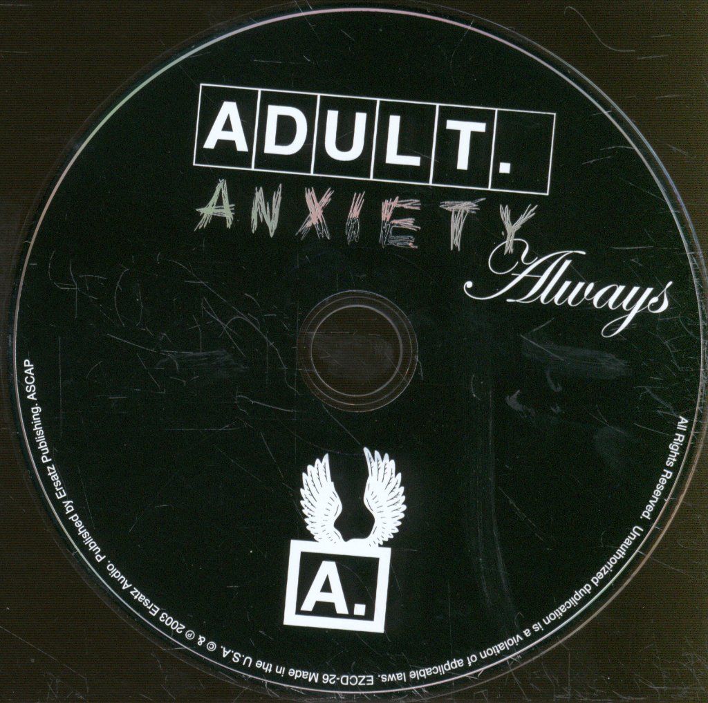 Adult. - Anxiety Always - Cd