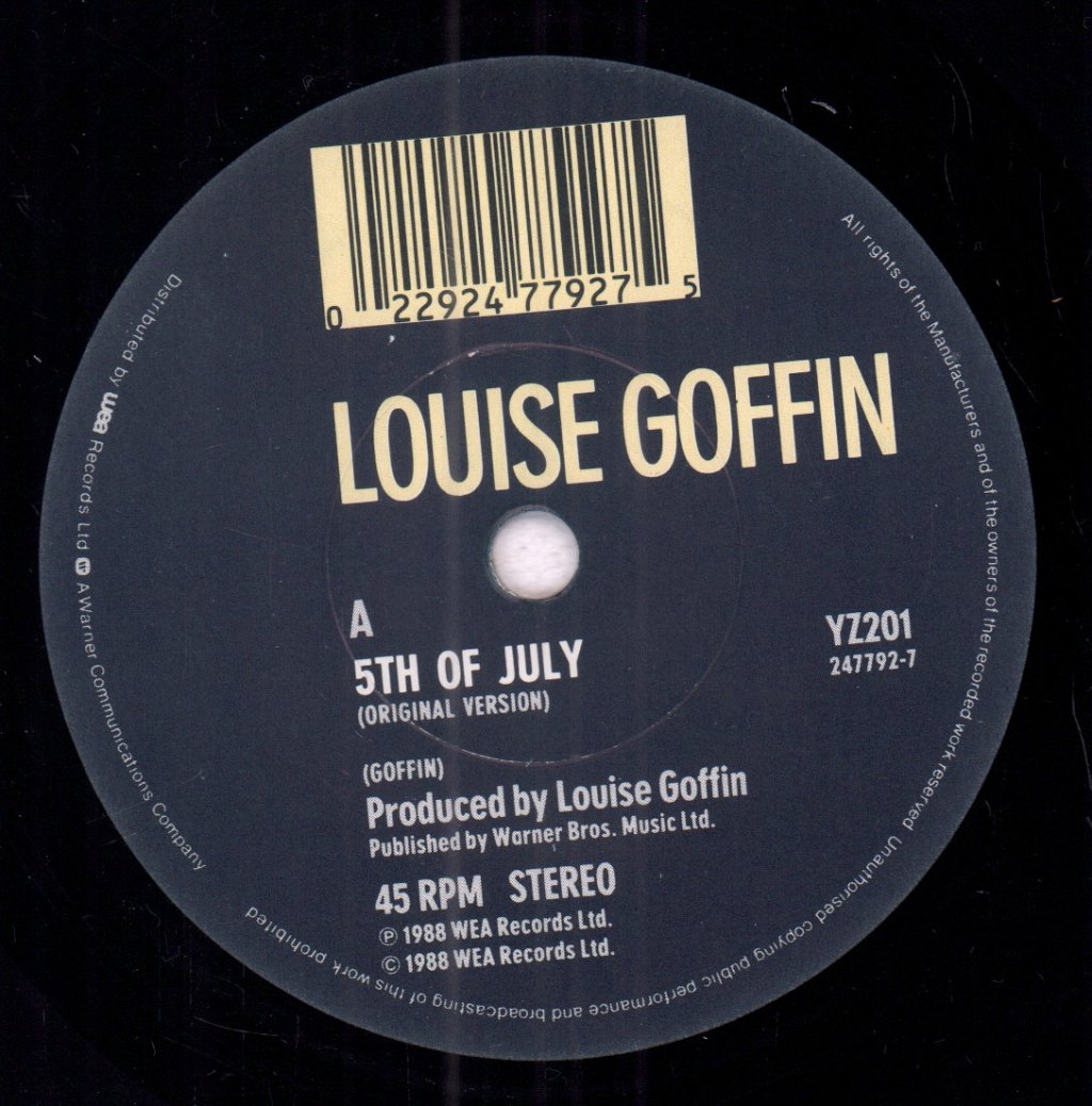 Louise Goffin - 5Th Of July - 7 Inch