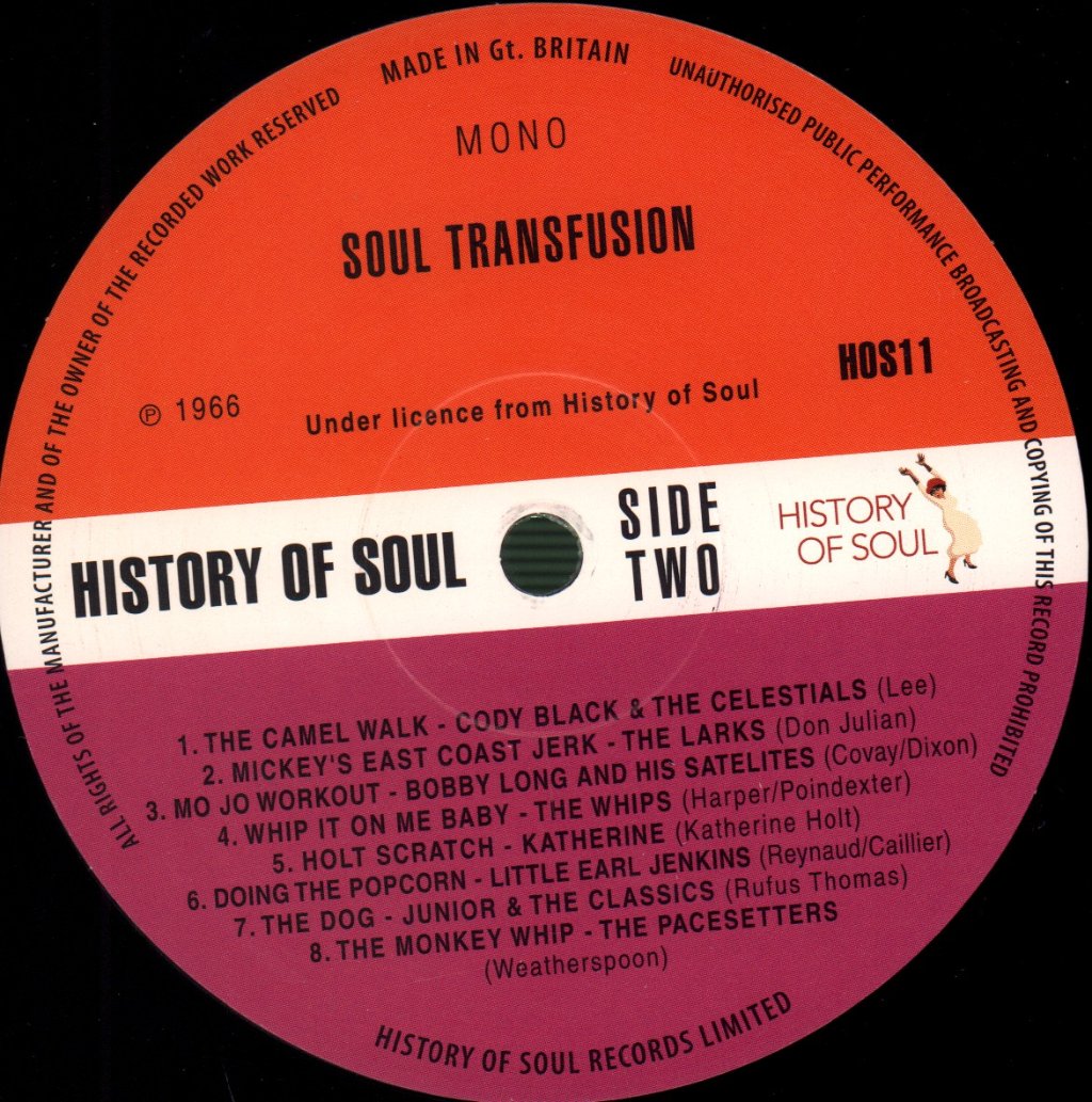 Various Artists - Soul Transfusion - Lp