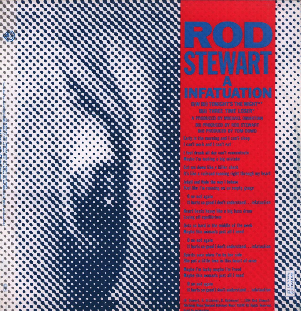 Rod Stewart - Infatuation - 12 Inch