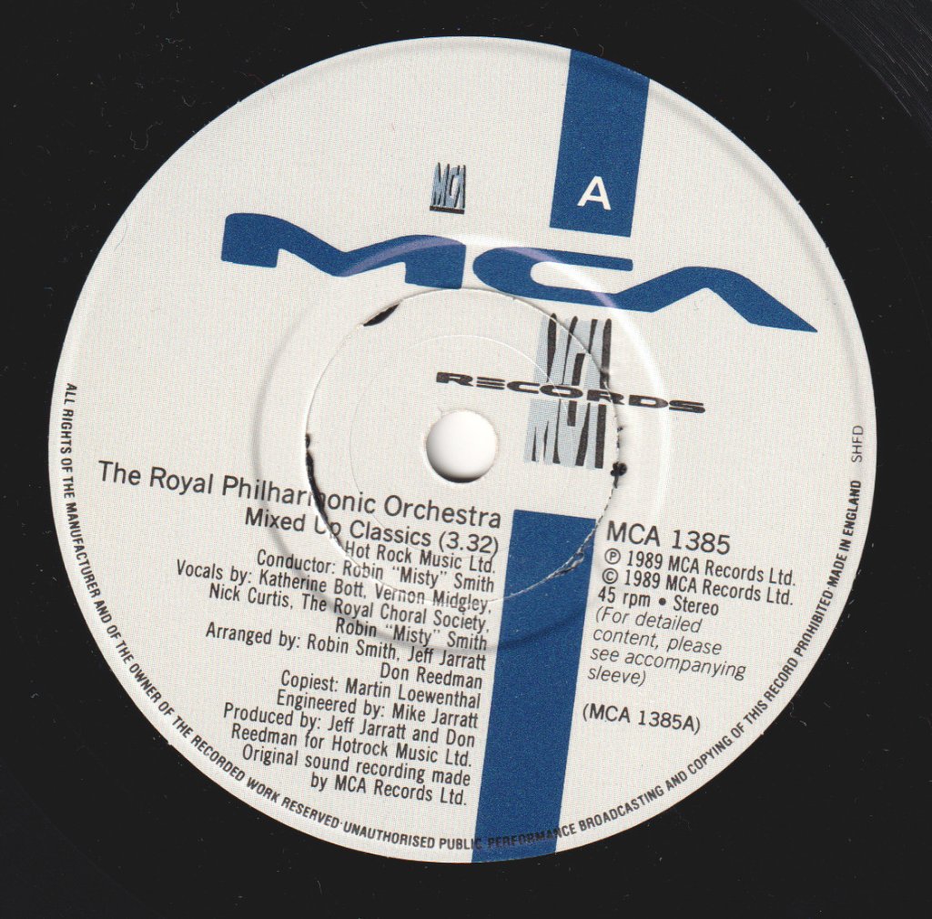 Royal Philharmonic Orchestra - Mixed Up Classics - 7 Inch