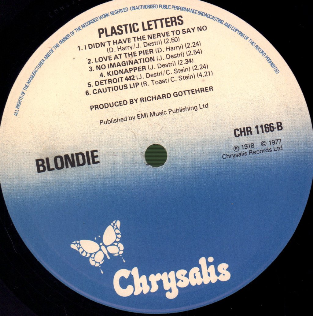 Blondie - Plastic Letters - Lp