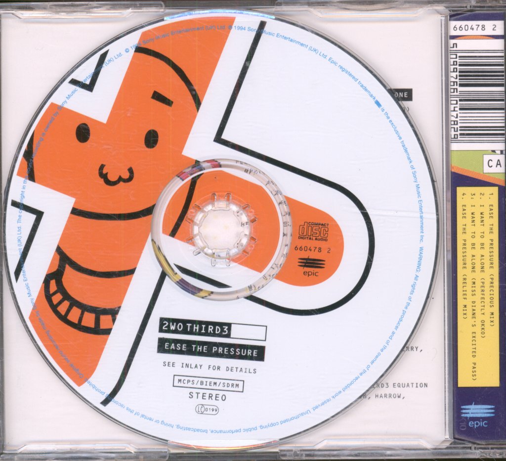 2Wo Third3 - Ease The Pressure - Cd
