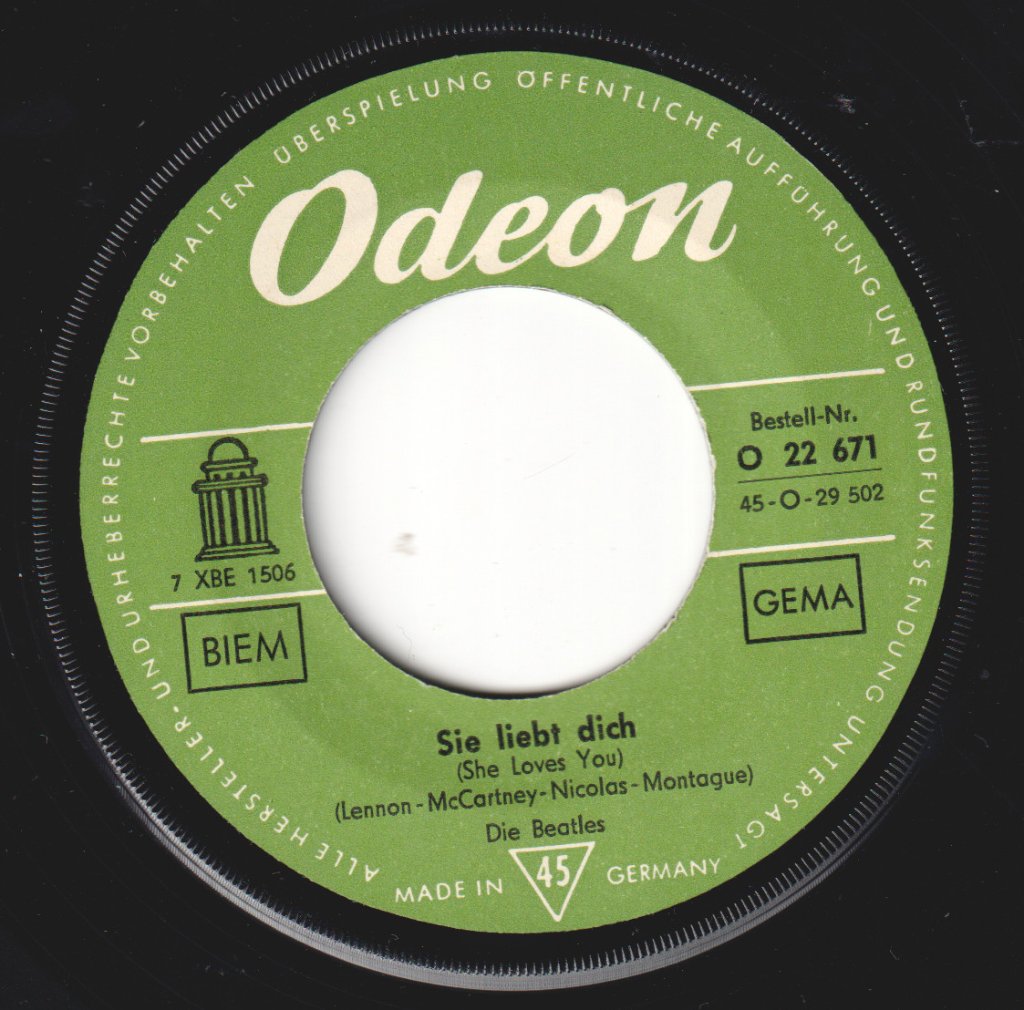 Beatles - Komm, Gib Mir Deine Hand - 7 Inch