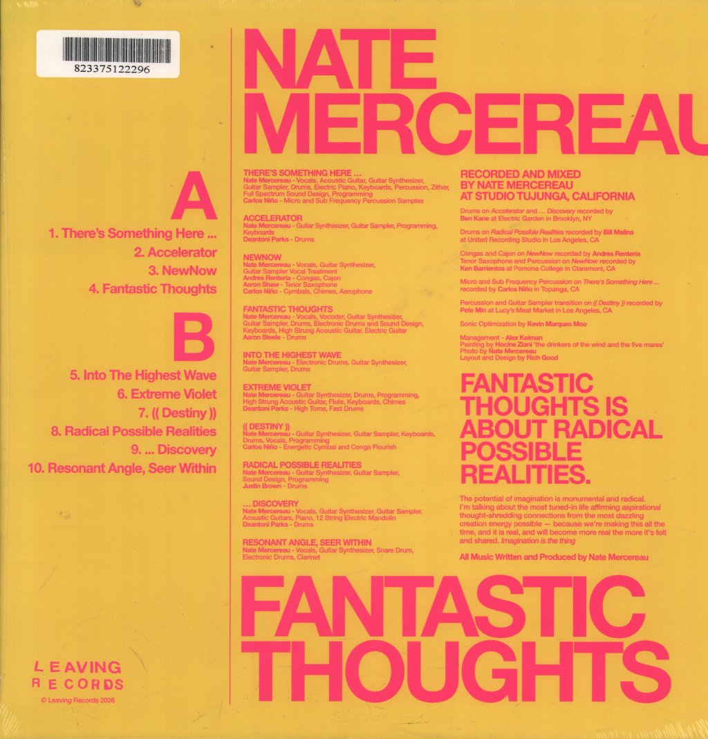 Nate Mercereau - Fantastic Thoughts - Lp