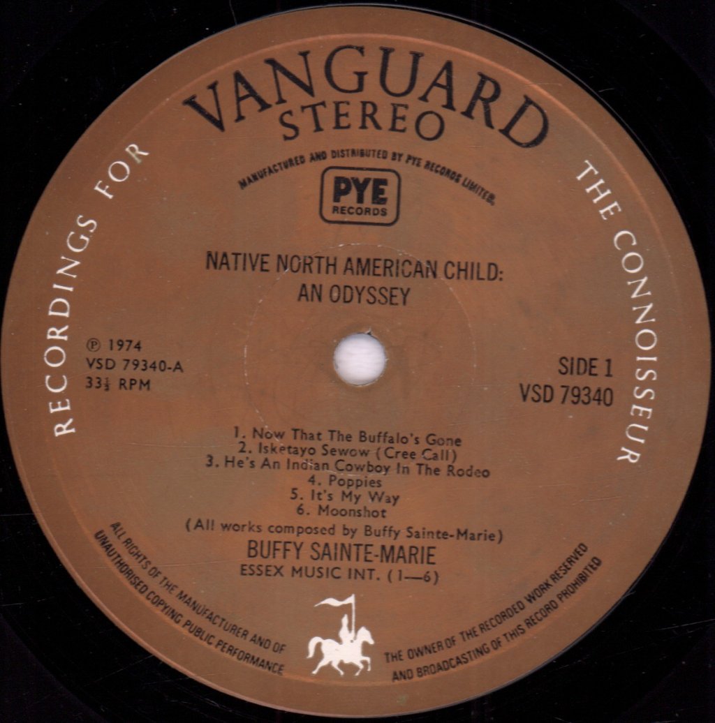 Buffy Sainte Marie - Native North American Child An Odyssey - Lp