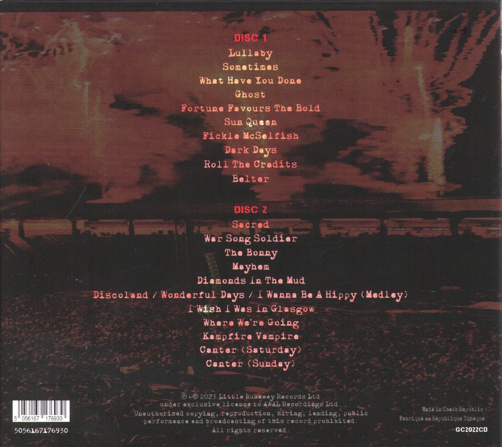 Gerry Cinnamon - Live At Hampden Park - Double Cd