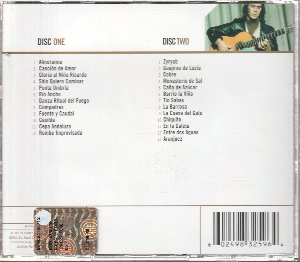 Paco De Lucía - Gold - Double Cd
