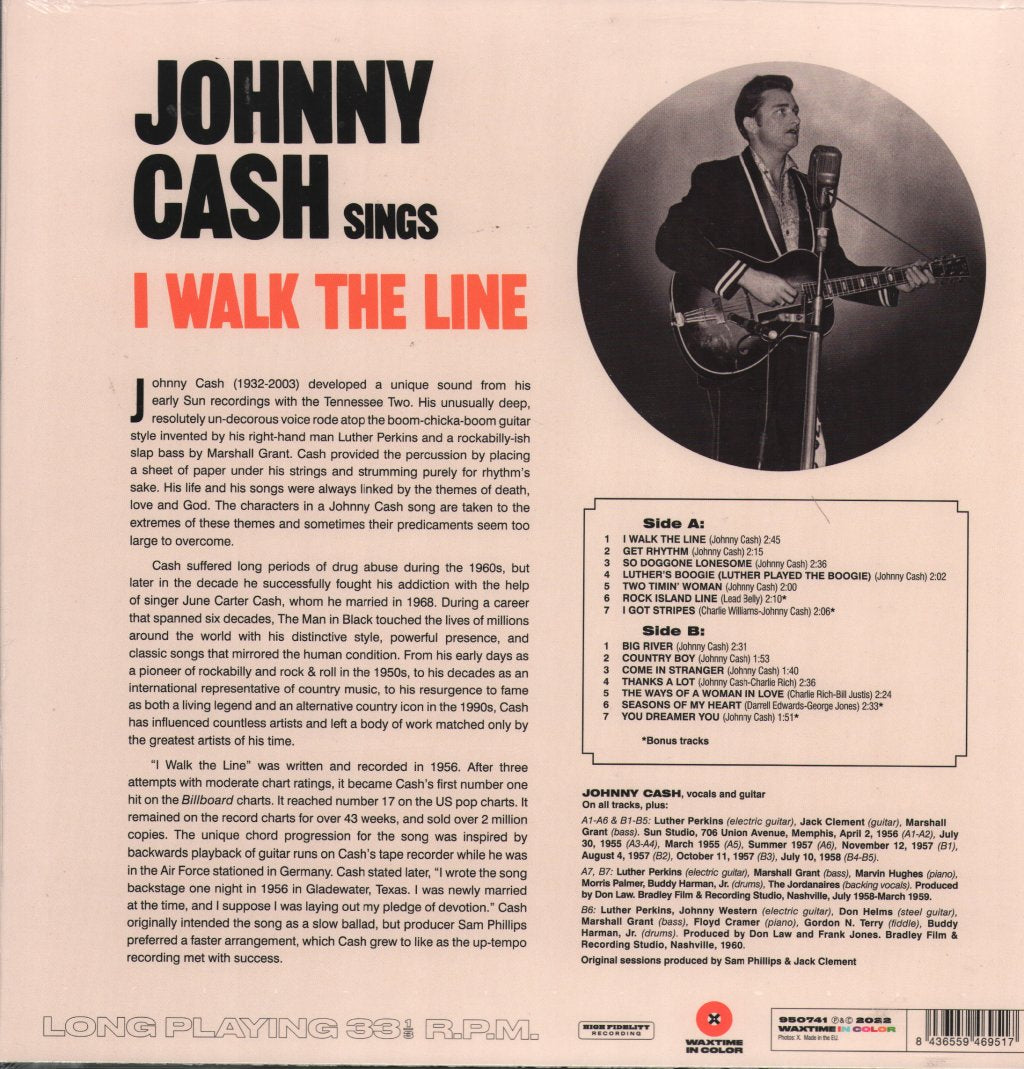 Johnny Cash - Sings I Walk the Line - Lp