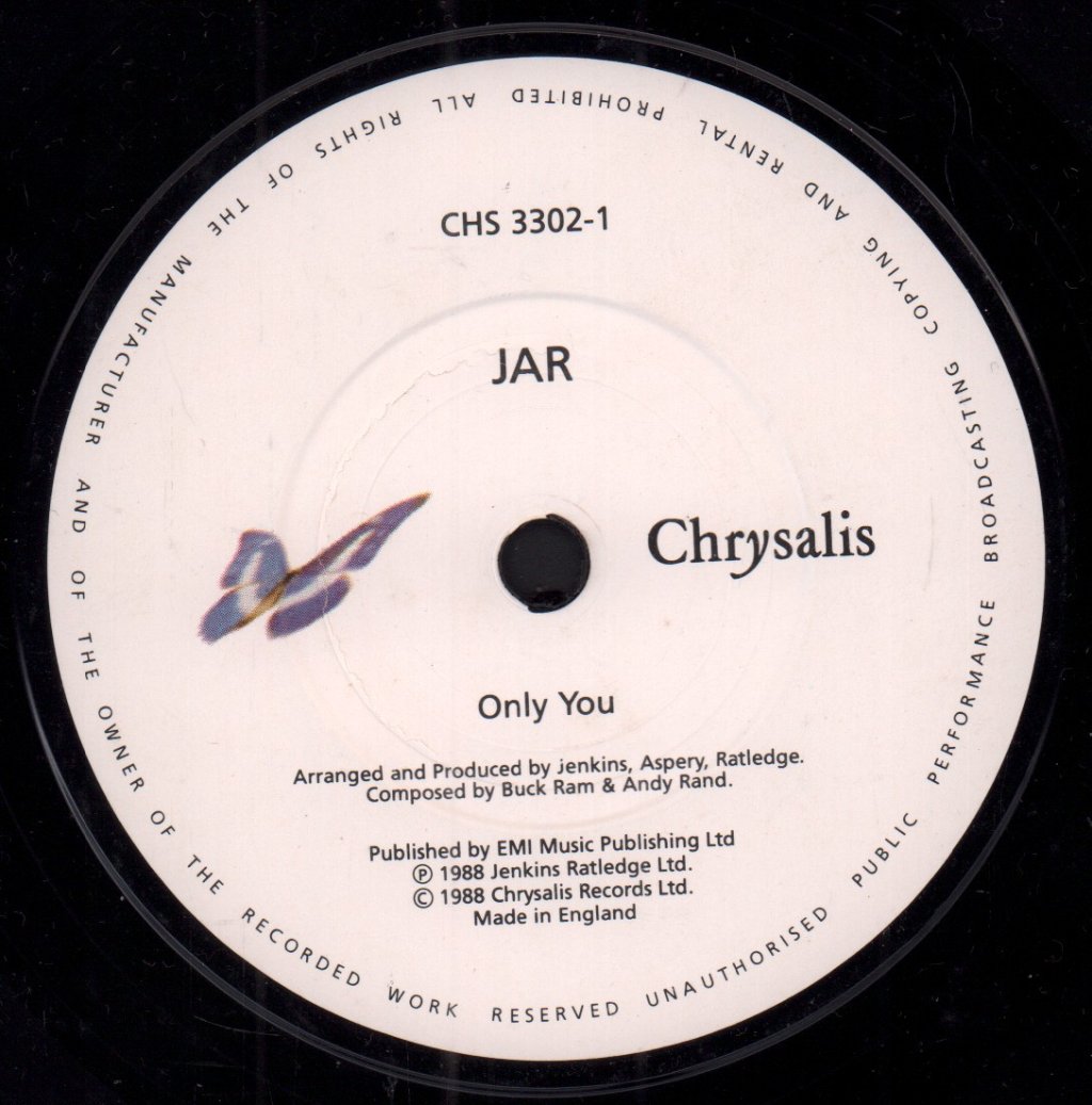 Jar - Only You - 7 Inch
