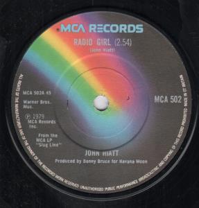 John Hiatt - Radio Girl - 7 Inch