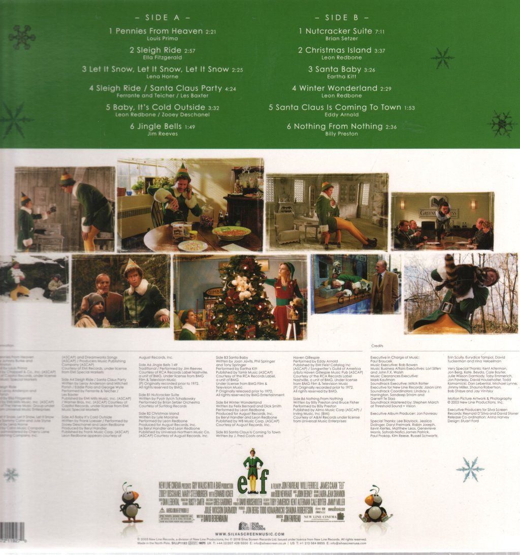 Various Artists - Elf - Music From The Major Motion Picture - Lp