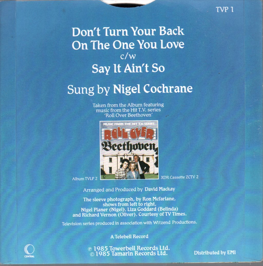 Nigel Cochrane - Don't Turn Your Back On The One You Love - 7 Inch