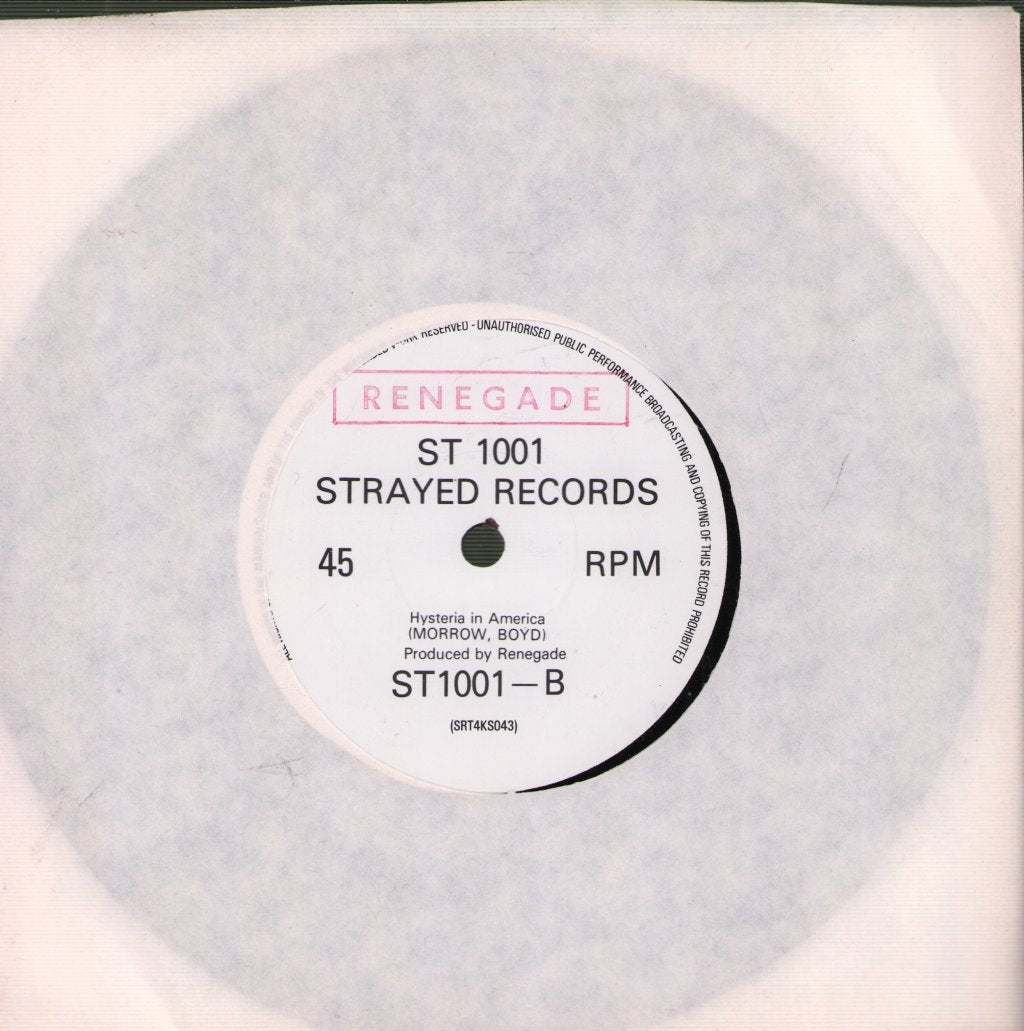 Renegade - (I Don't Need) The Fighting Man - 7 Inch