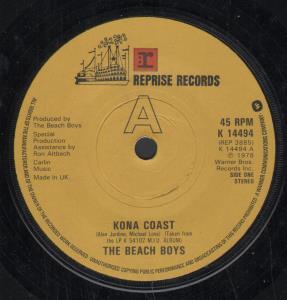 Beach Boys - Kona Coast - 7 Inch