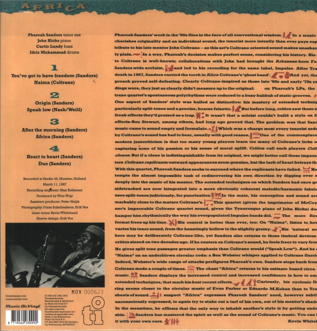 Pharoah Sanders - Africa - Double Lp