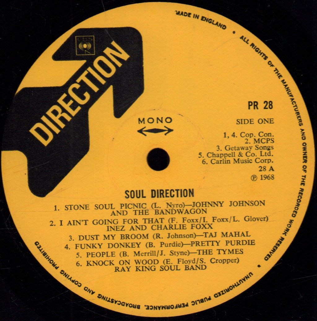 Various Artists - Soul Direction - Lp