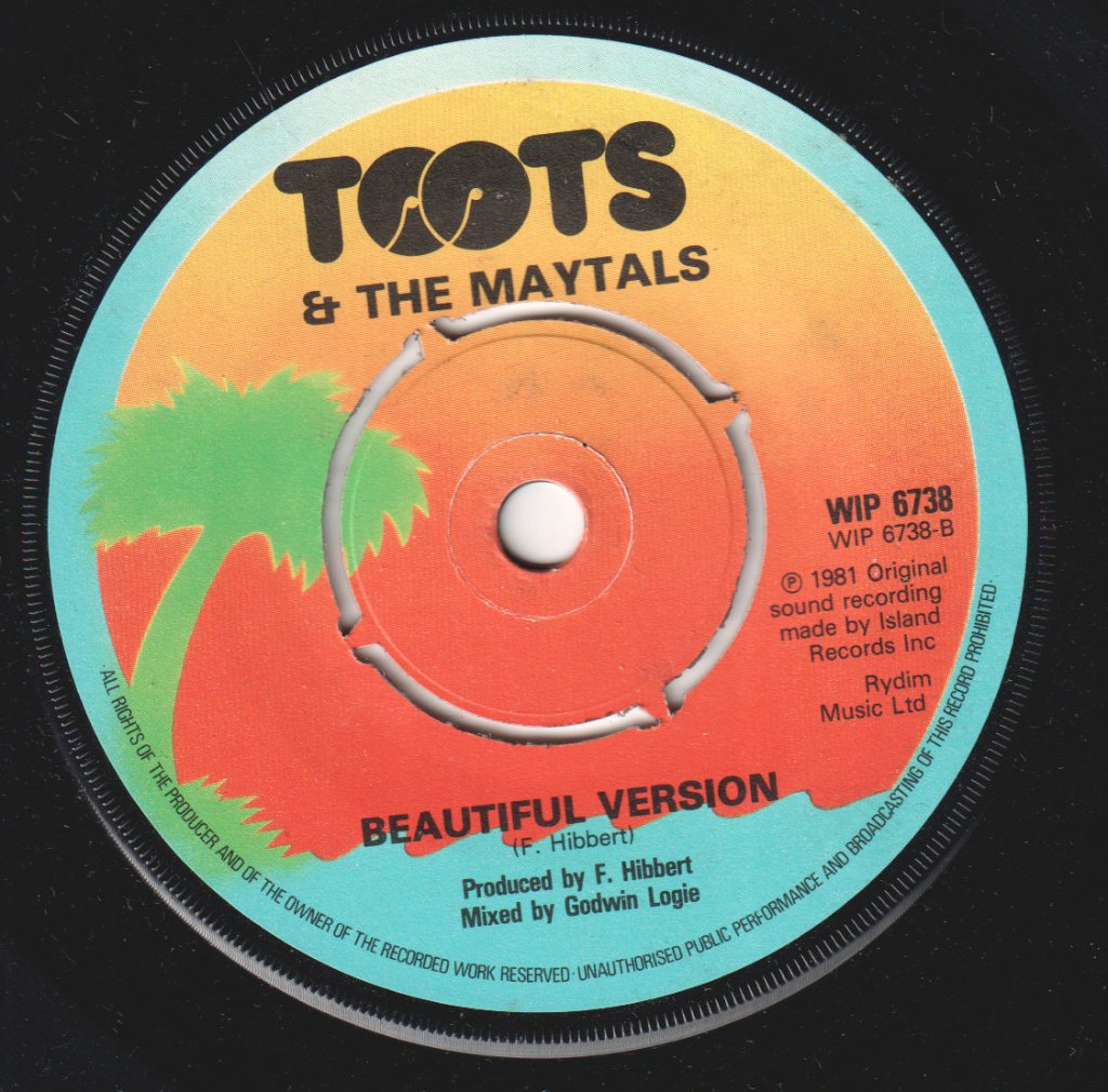 Toots And The Maytals - Beautiful Woman - 7 Inch