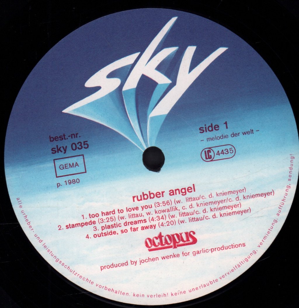Octopus (European Rock Group) - Rubber Angel - Lp