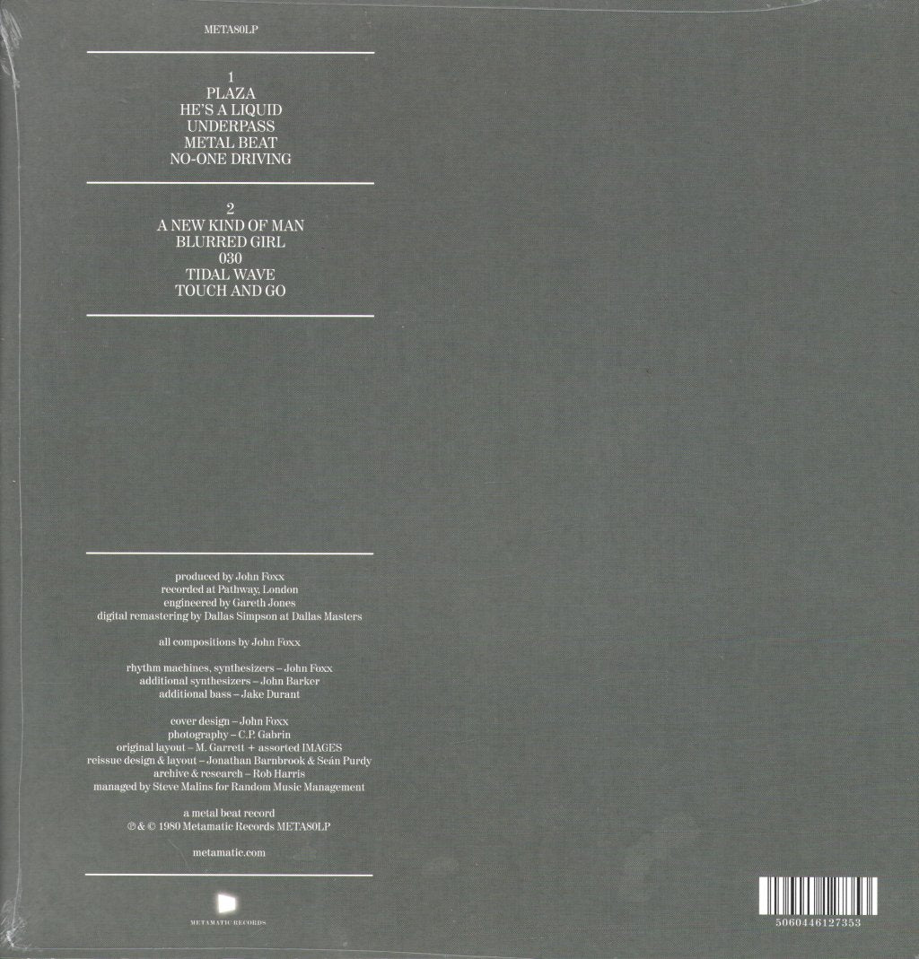 John Foxx - Metamatic - Lp