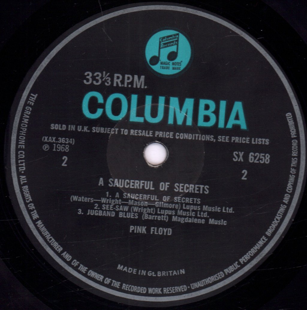 Pink Floyd - A Saucerful Of Secrets - Lp