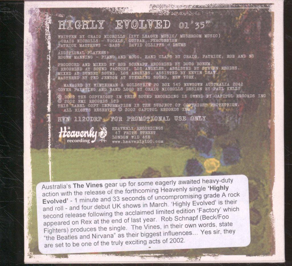 Vines - Highly Evolved - Cd