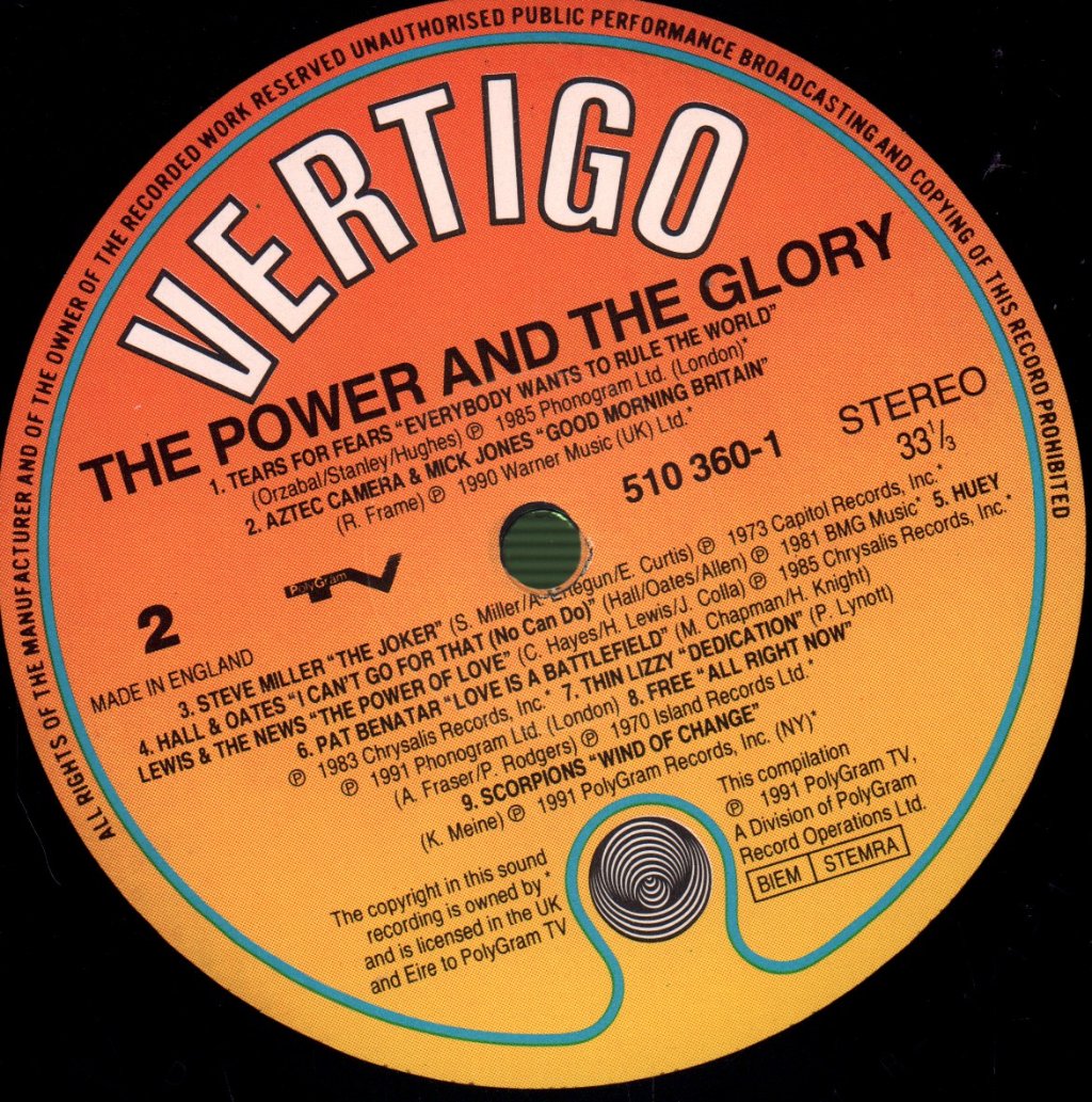 Various Artists - Power And The Glory (Compilation) - Lp