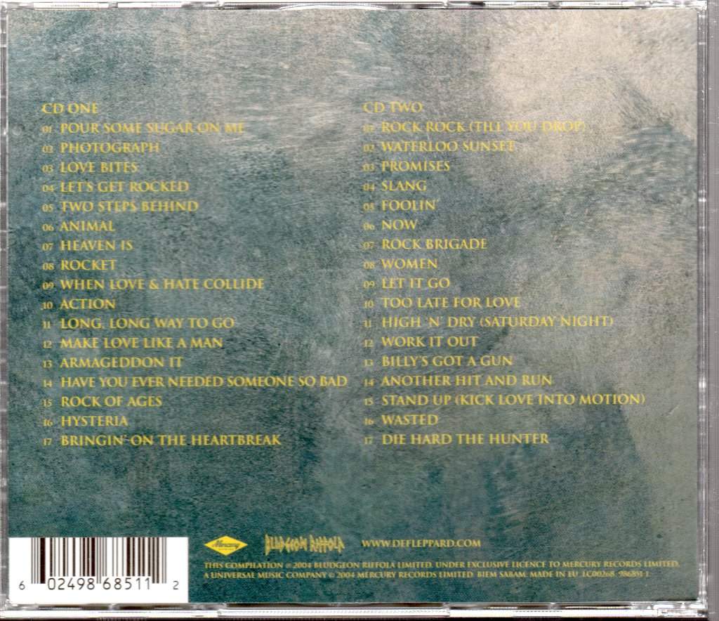 Def Leppard - Best Of - Double Cd