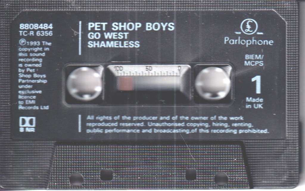 Pet Shop Boys - Go West - Cassette
