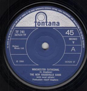 New Vaudeville Band - Winchester Cathedral - 7 Inch