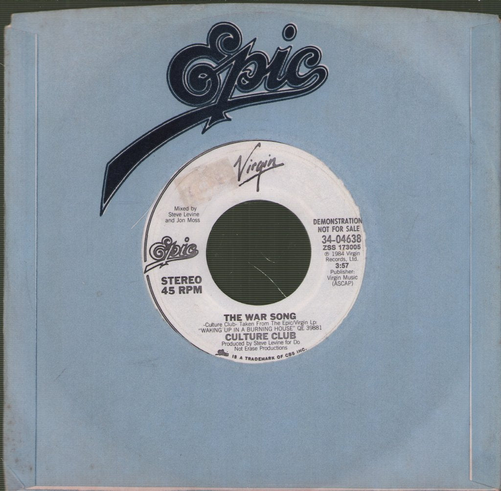 Culture Club - War Song - 7 Inch