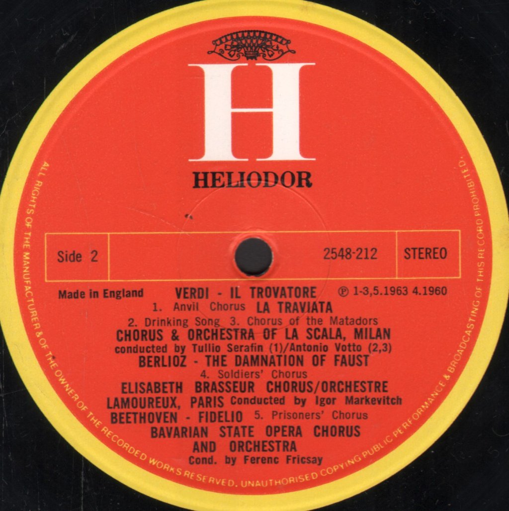 Various Artists - Great Opera Choruses - Lp