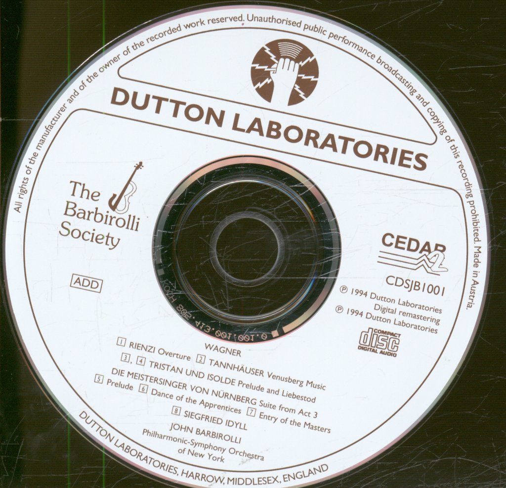 John Barbirolli, New York Philharmonic Orchestra - Barbirolli In New York - Cd