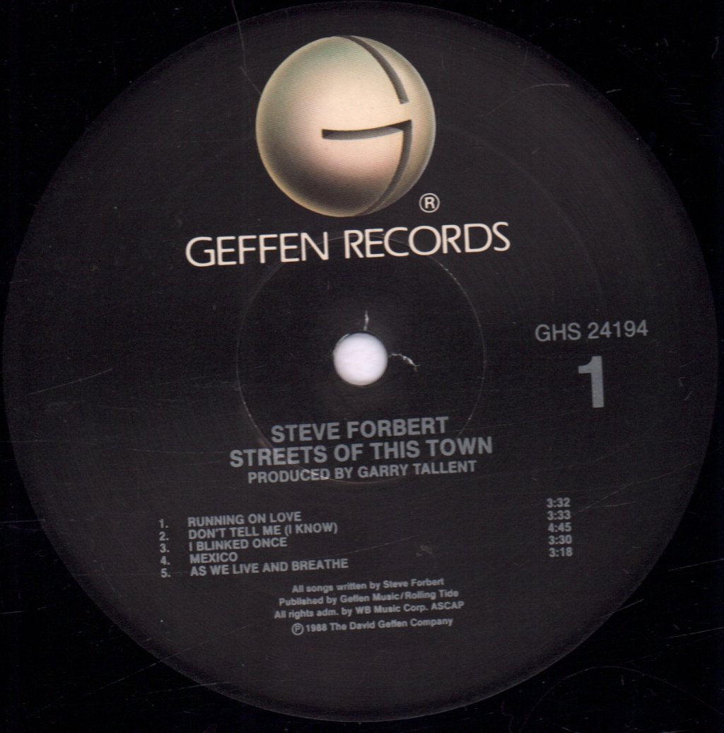 Steve Forbert - Streets Of This Town - Lp