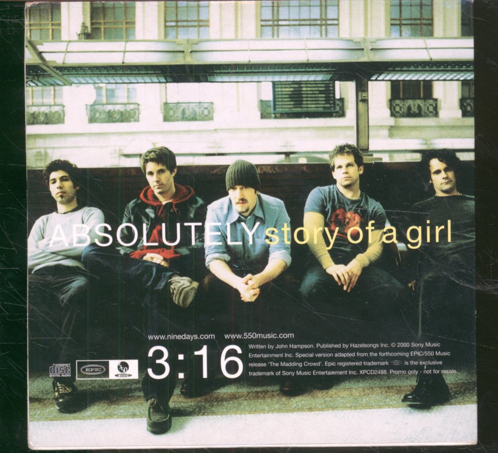 Nine Days - Absolutely (Story Of A Girl) - Cd