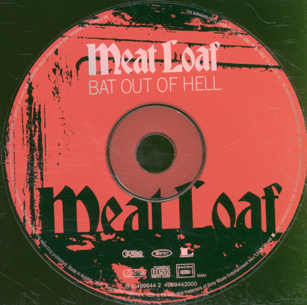 Meat Loaf - Bat Out Of Hell - Cd