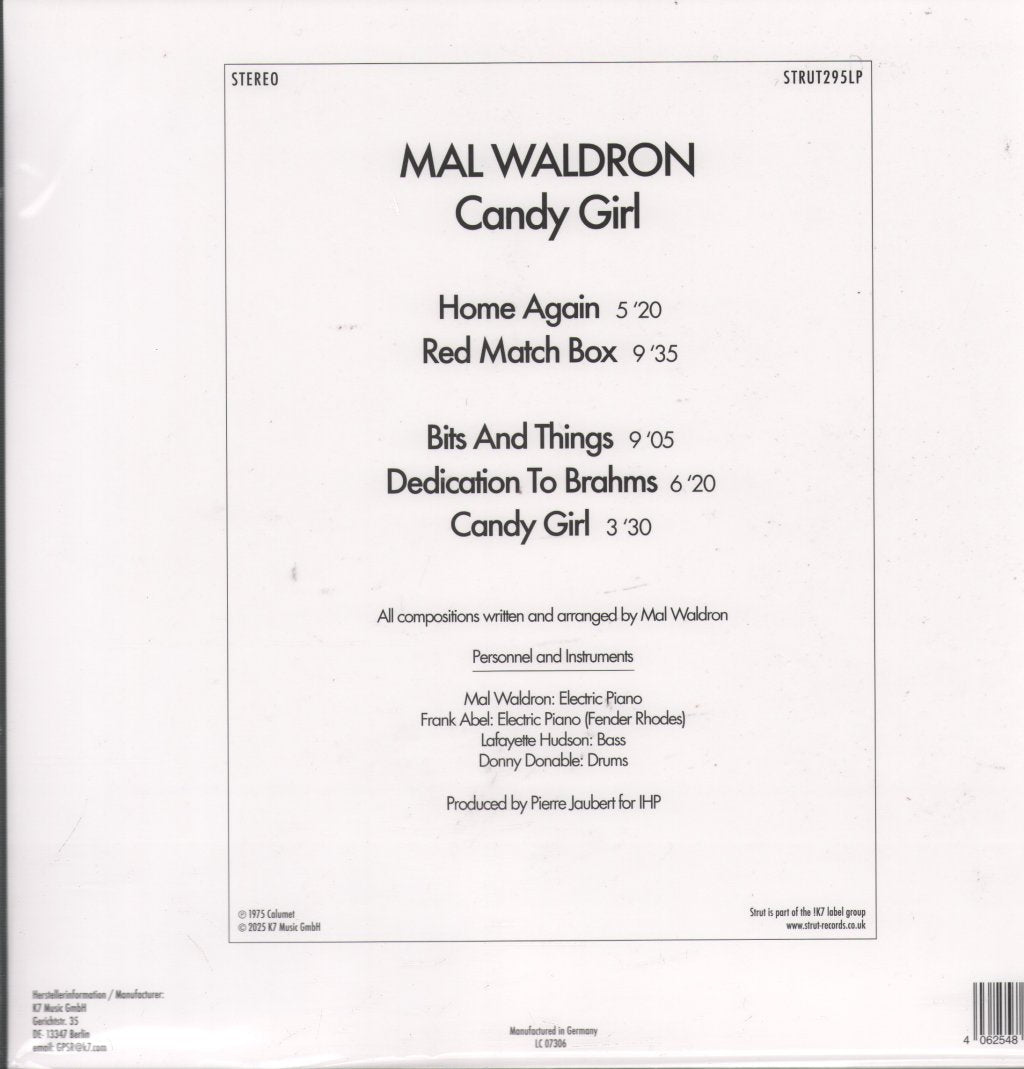 Mal Waldron - Candy Girl - Lp