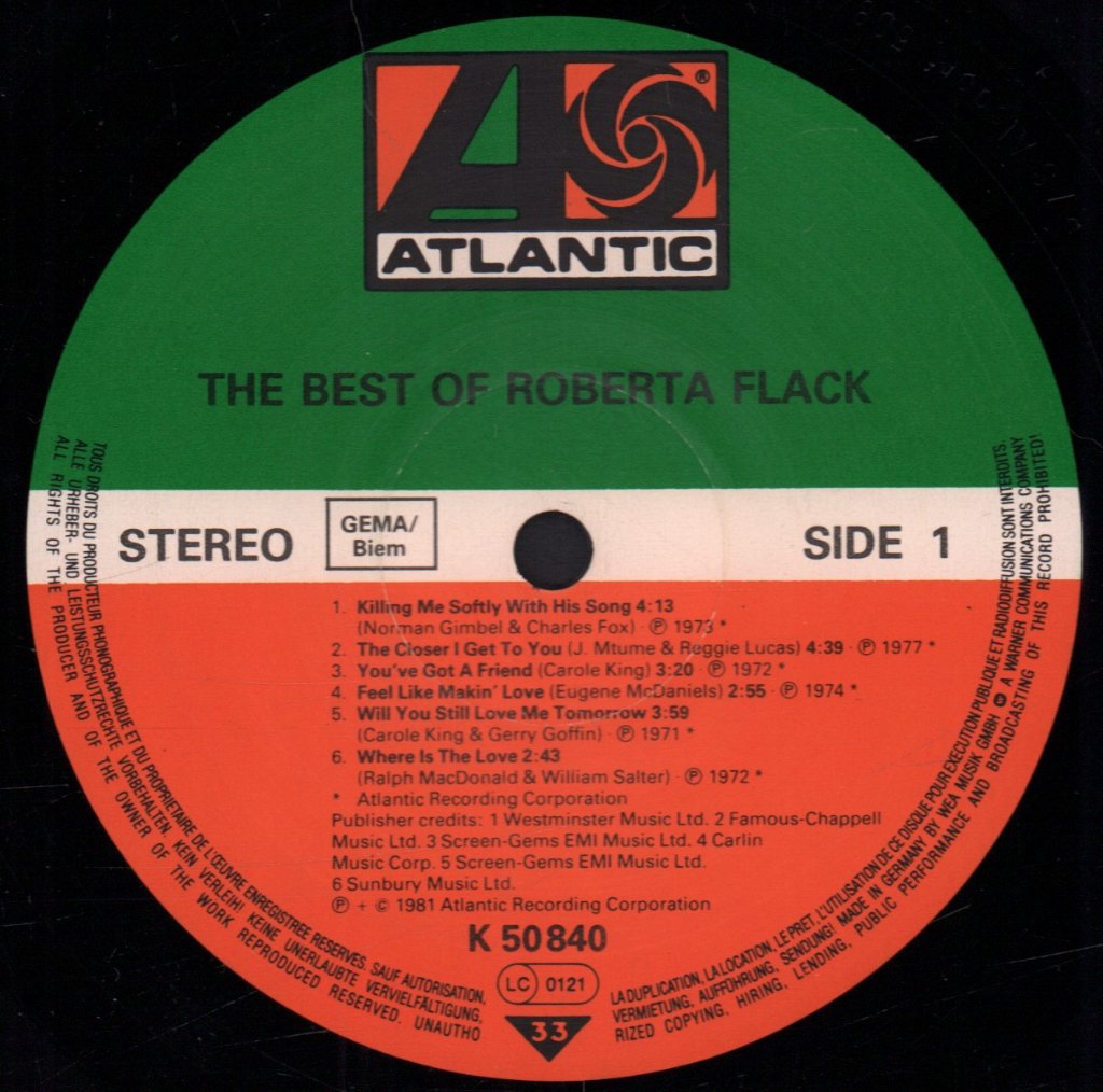 Roberta Flack - Best Of - Lp