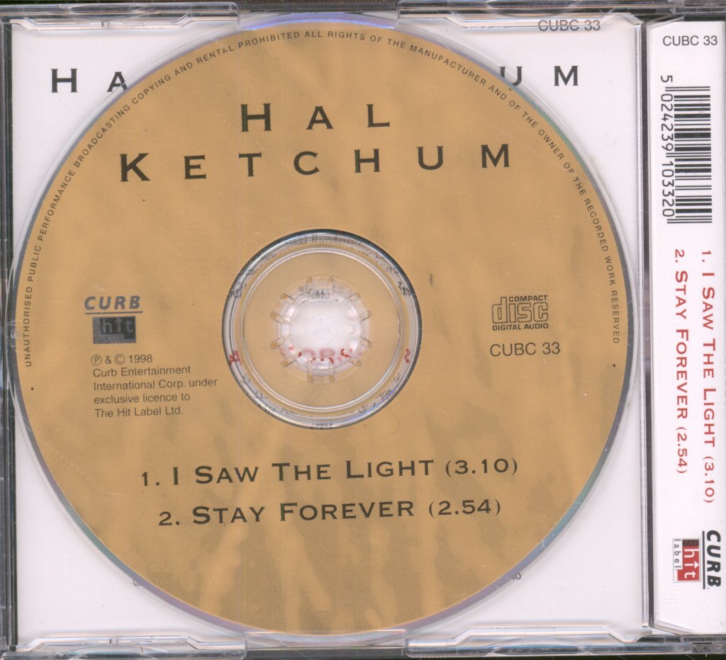 Hal Ketchum - I Saw The Light - Cd