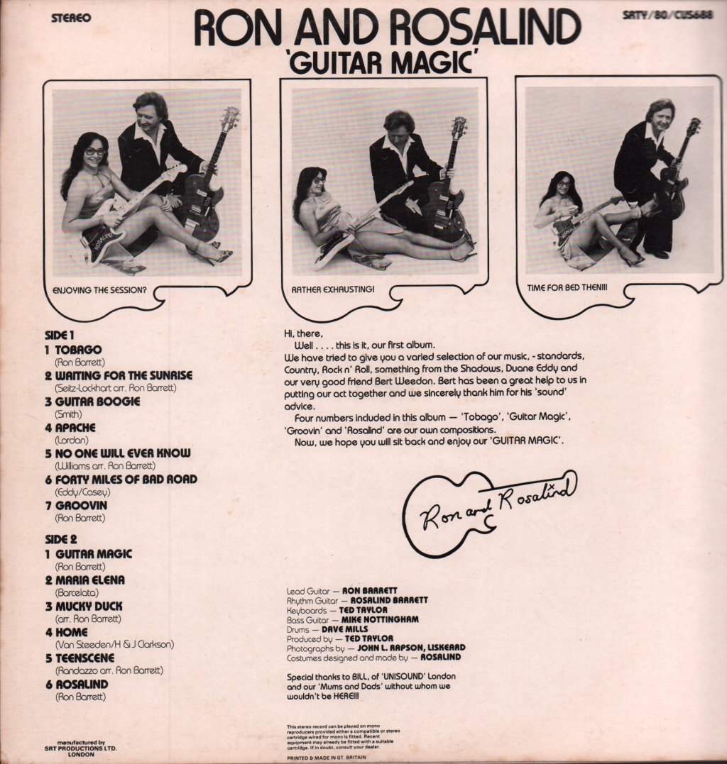 ron and rosalind - guitar magic - Lp