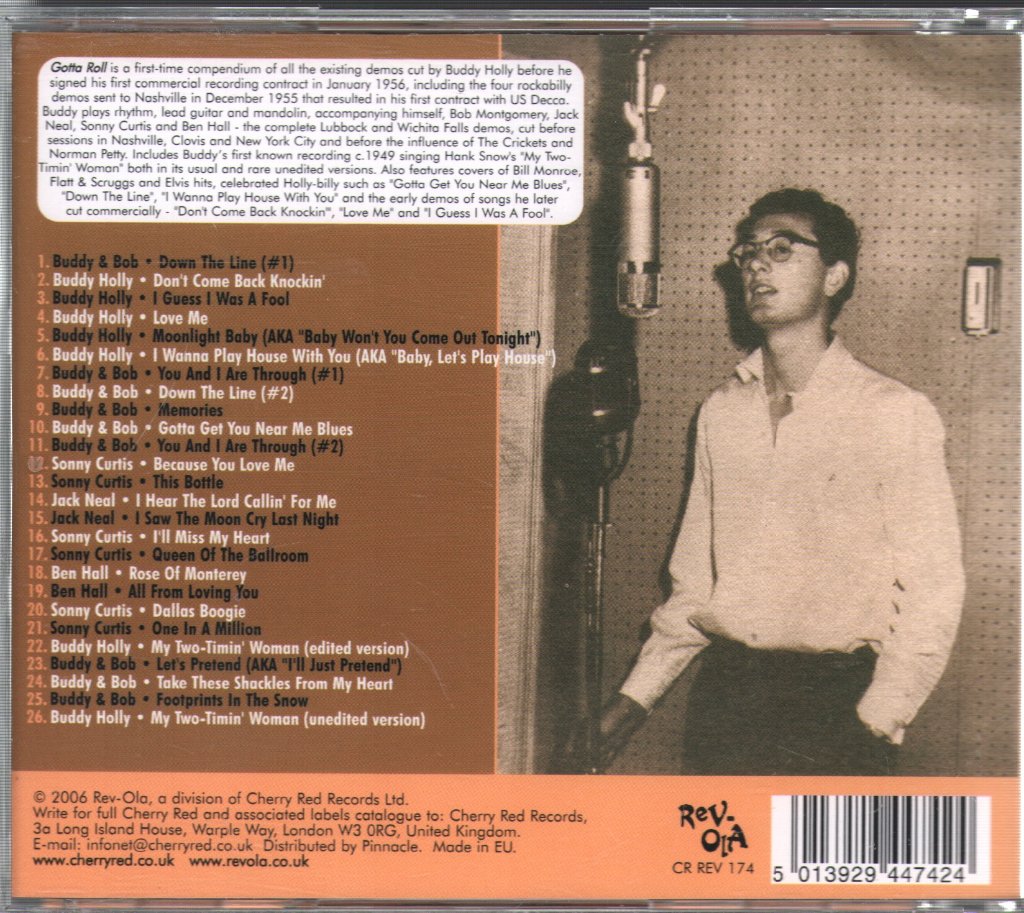Buddy Holly - Gotta Roll! The Early Recordings 1949-1955 - Cd