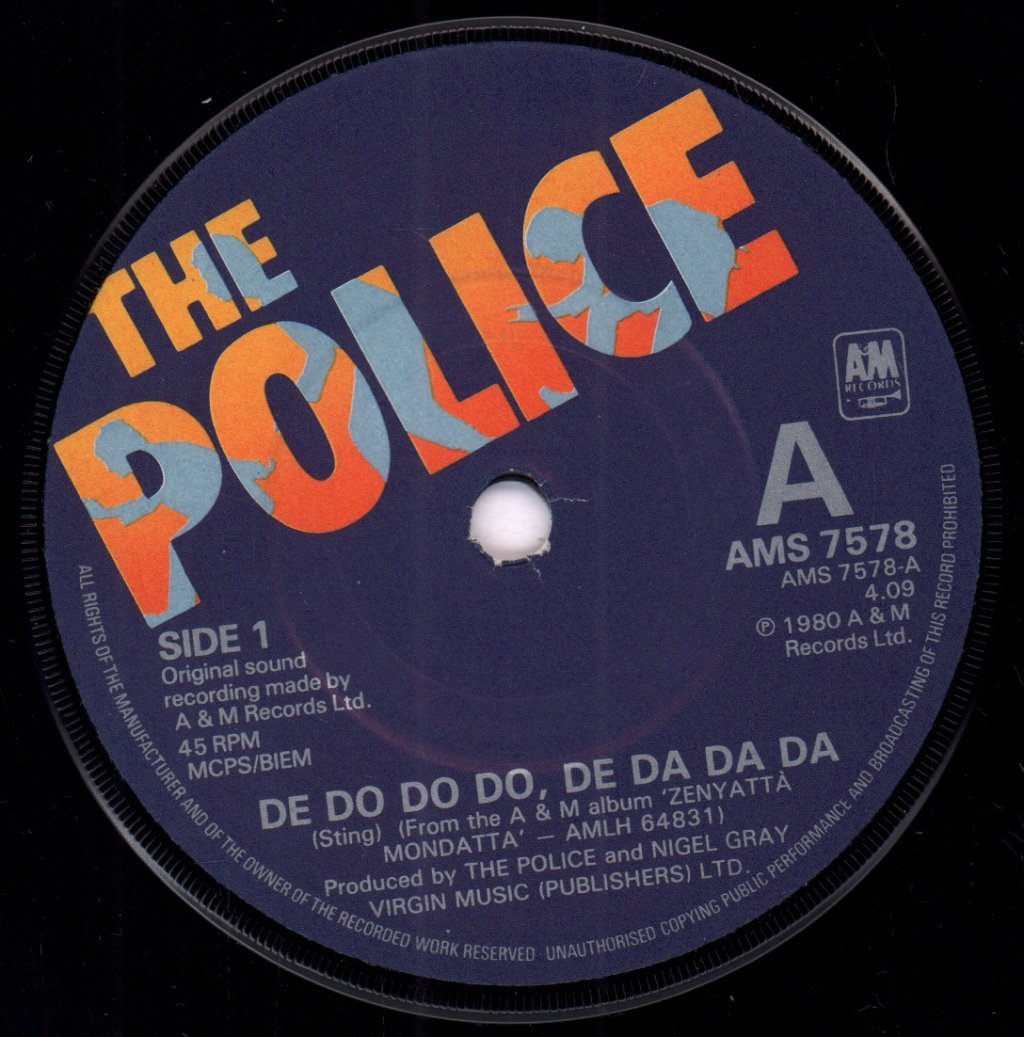 Police - De Do Do Do - 7 Inch