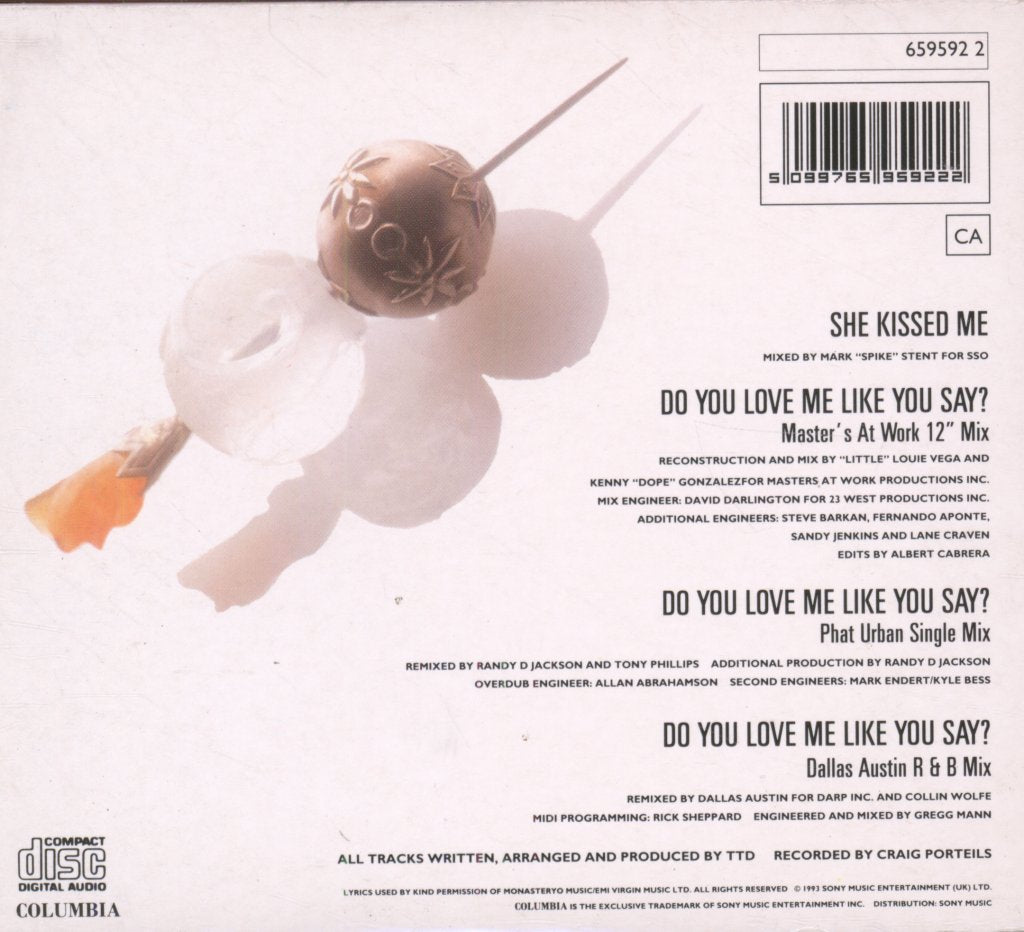 Terence Trent D'Arby - She Kissed Me - Cd